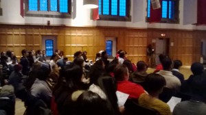 Over 100 students attended ALANA's budget appeal